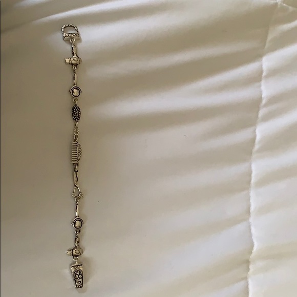 Sterling Silver hairstylist charm bracelet - Picture 3 of 4